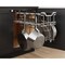 Hardware Resources Polished Chrome STORAGE WITH STYLE Soft-close Hanging Pan Pullout SWS-PO21PC - alternate 3